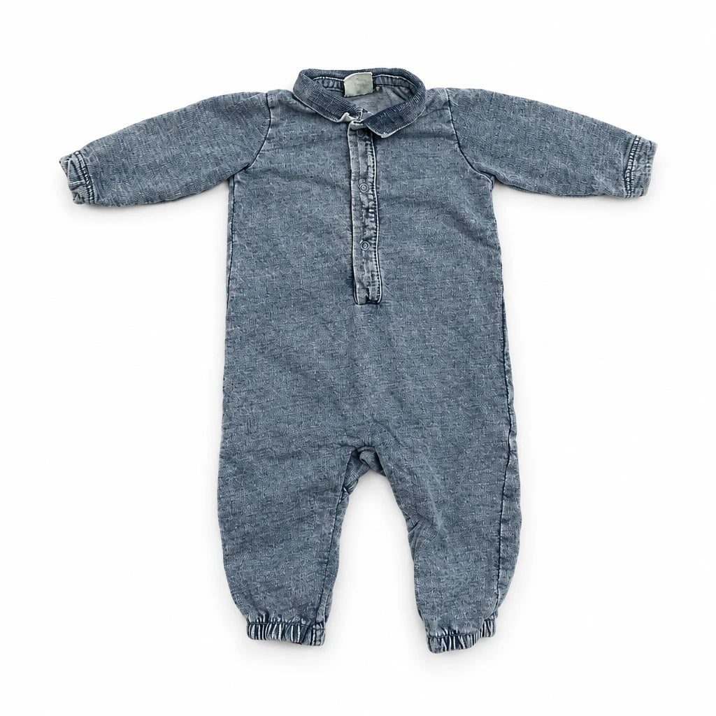 Onesie från Lindex - Storlek 56 - Blå