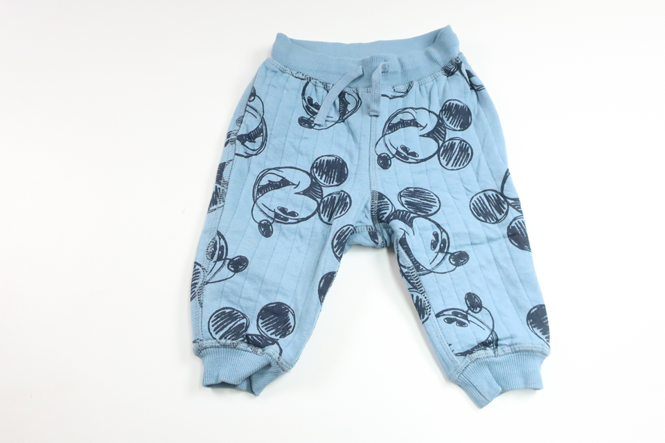 Mickey Mouse bukser fra H&M - Størrelse 68 - Blå