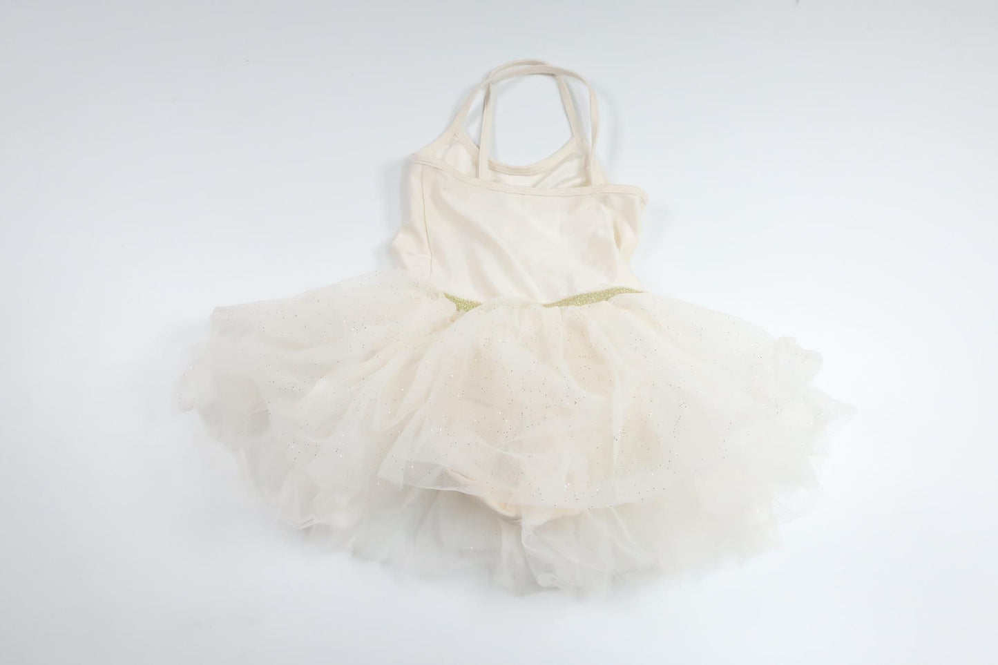 Dansekostume med kat fra H&M - Størrelse 98/104 - Off-white