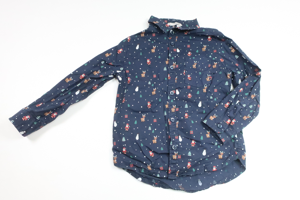 Skjorte fra H&M - Størrelse 104 - Marineblå
