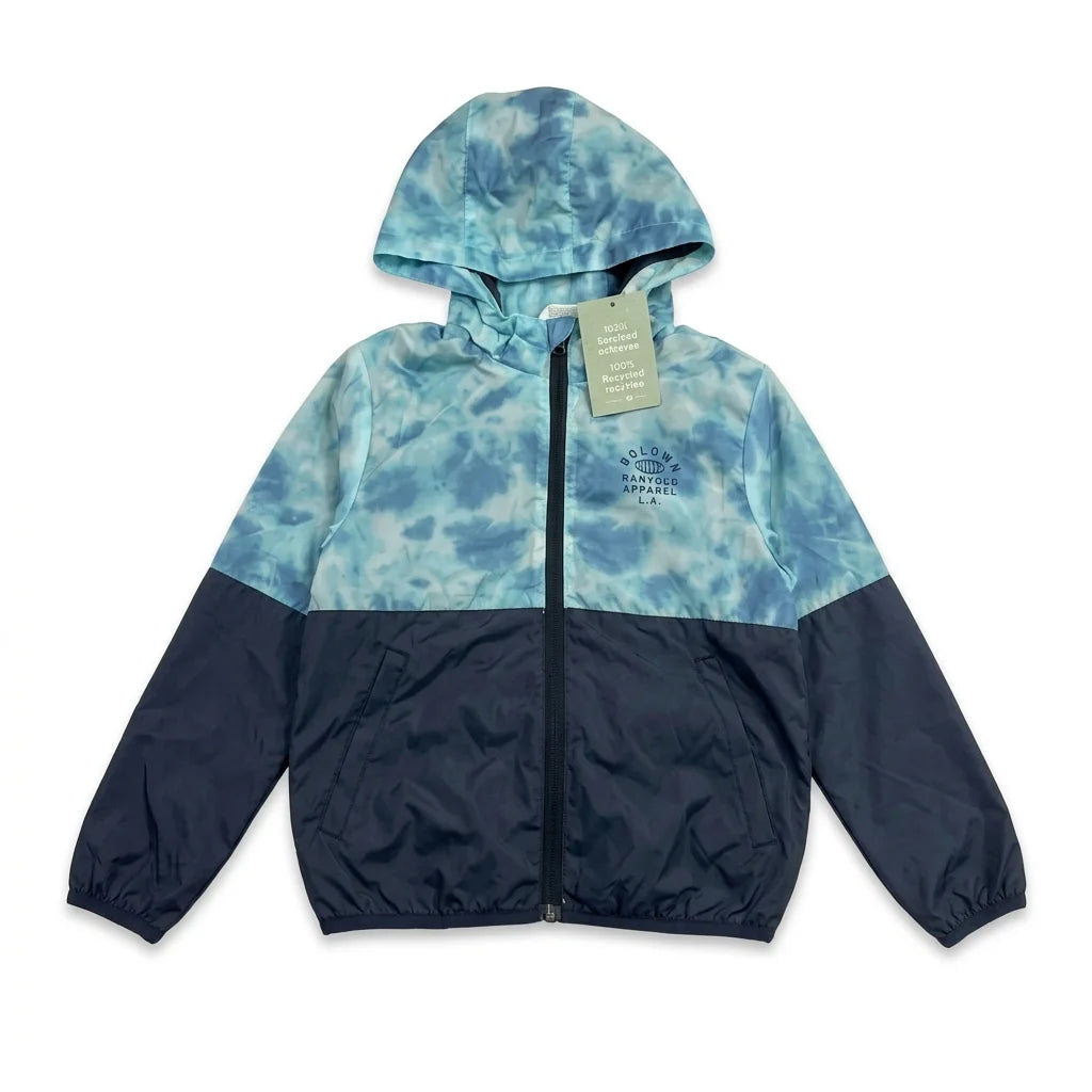 Mönstrad jacka från H&M - Storlek 110/116 - Marinblå