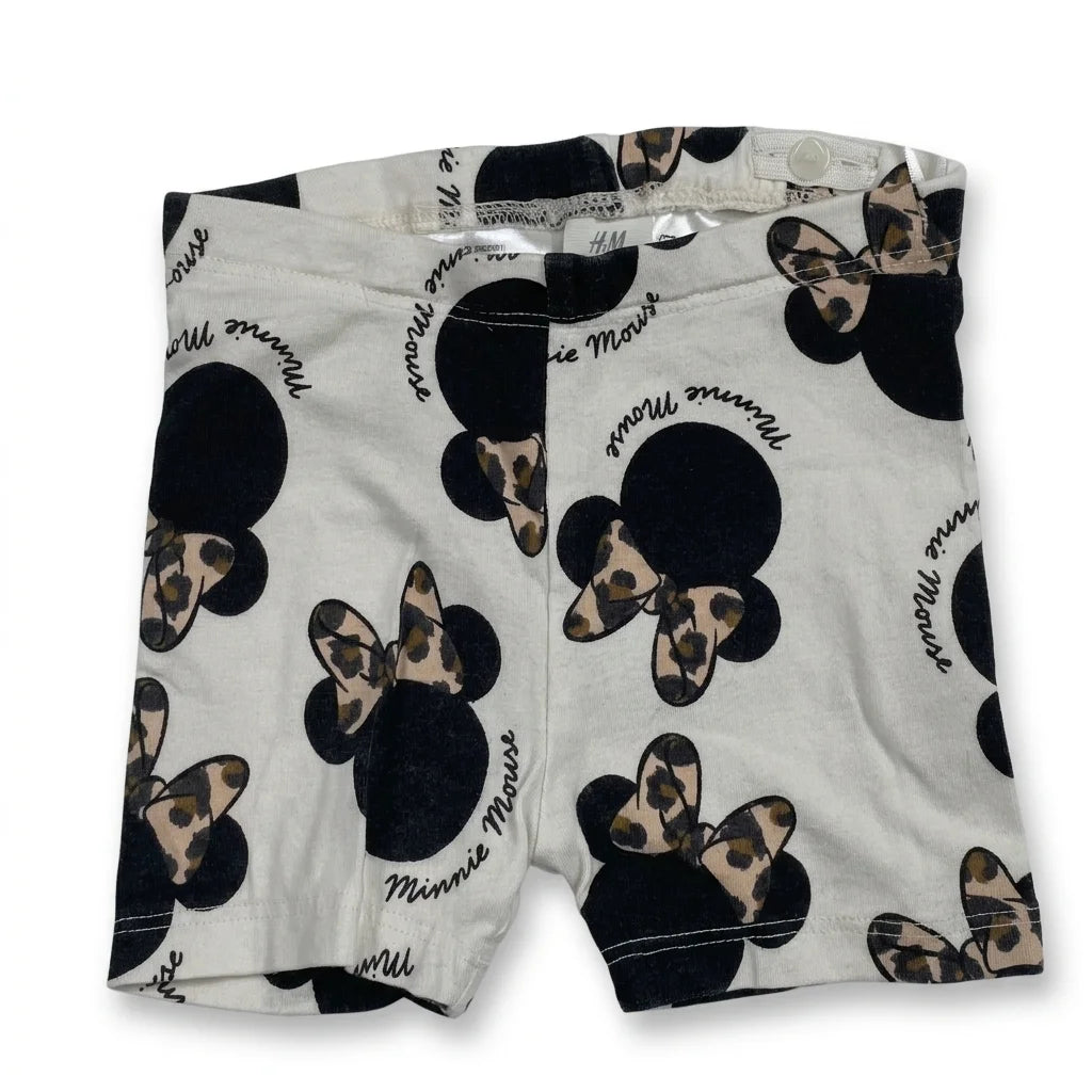 Mönstrade shorts från H&M - Storlek 68 - Vit