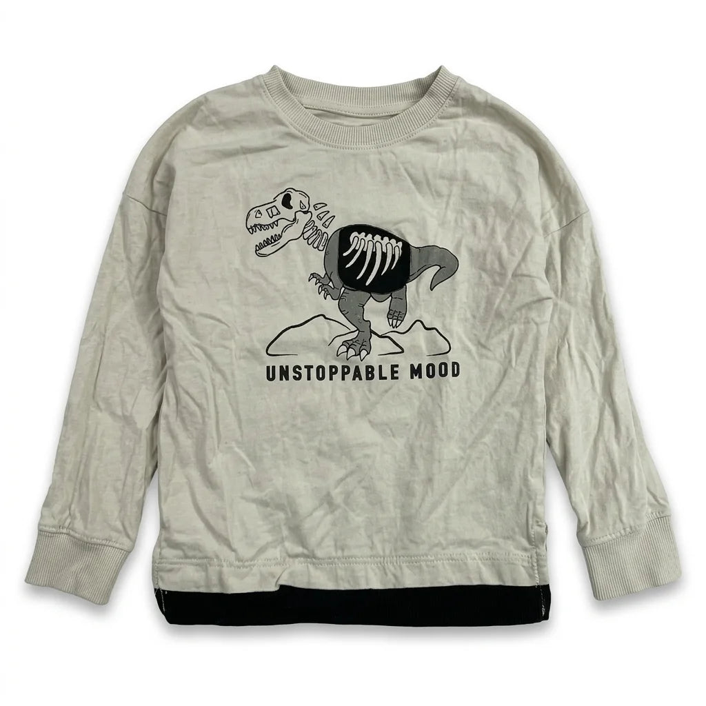Mönstrad tröja från Kappahl - Storlek 86/92 - Beige