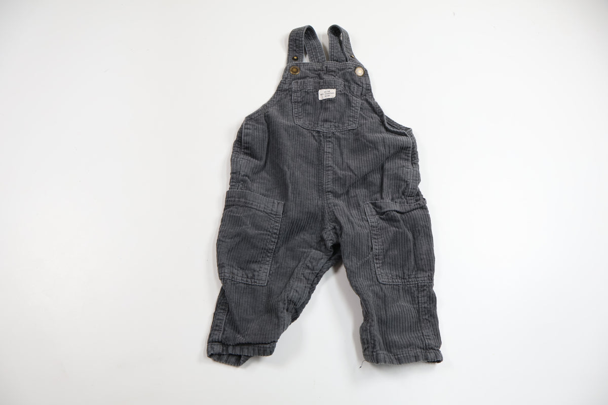 Hängselbyxor från H&M - Storlek 68 - Grå