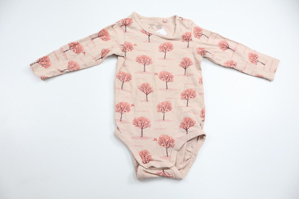 Body från Lindex - Storlek 74 - Rosa