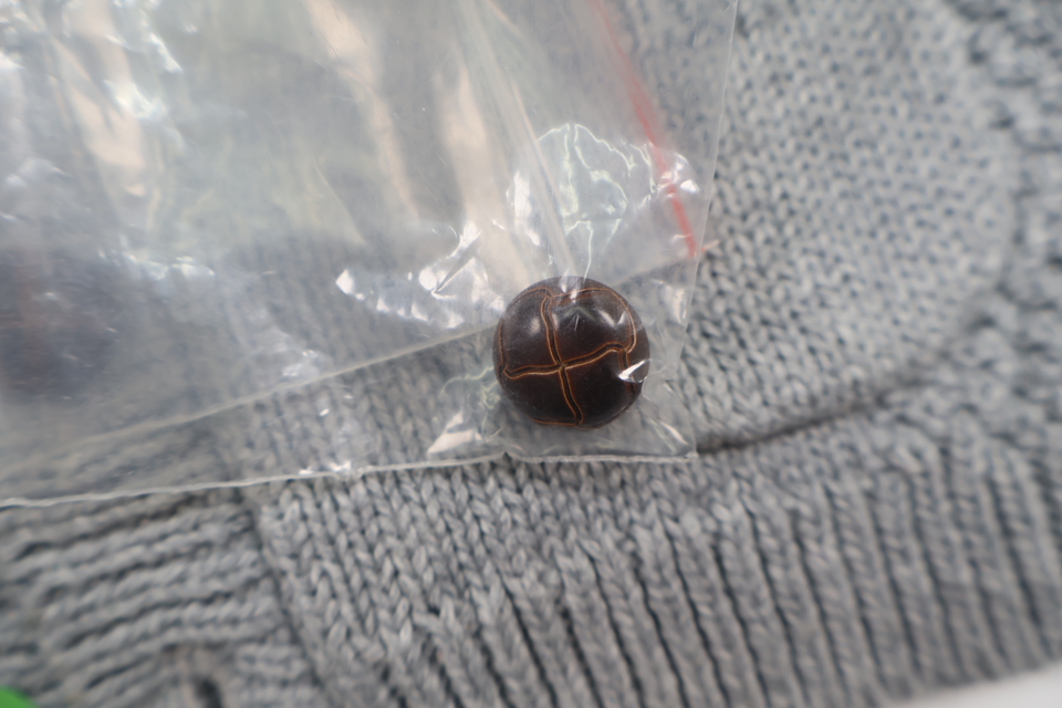 Stickad kofta från Noa Noa Miniature - Storlek 62 - Grå