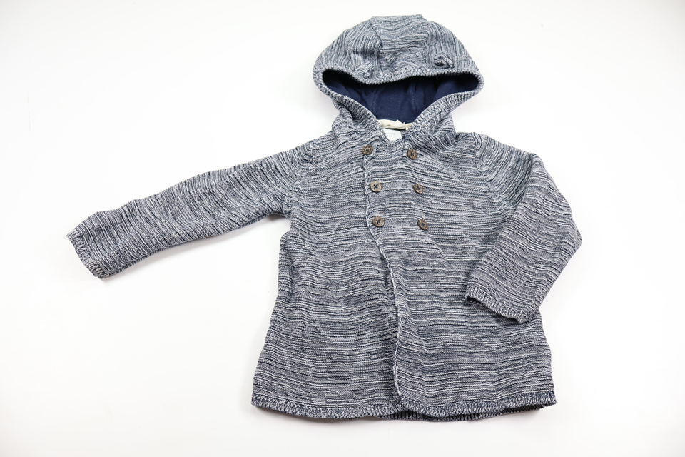 Sweatcardigan fra Lupilu - Størrelse 86/92 - Marineblå