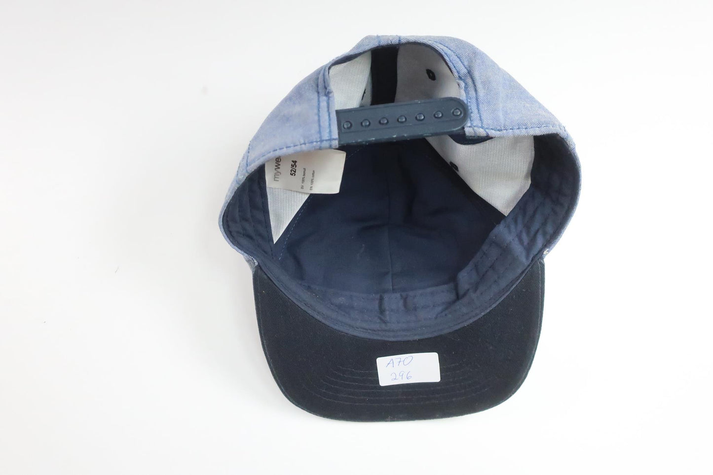 Kasket fra My Wear Young - Størrelse 52/54 - Marineblå