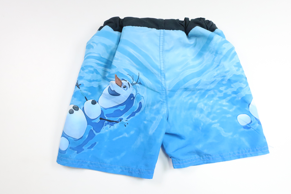 Badeshorts med Frost fra Name It - Størrelse 98 - Blå