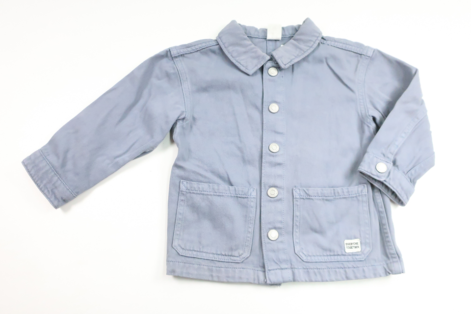 Denimjakke fra H&M - Størrelse 92 - Blå
