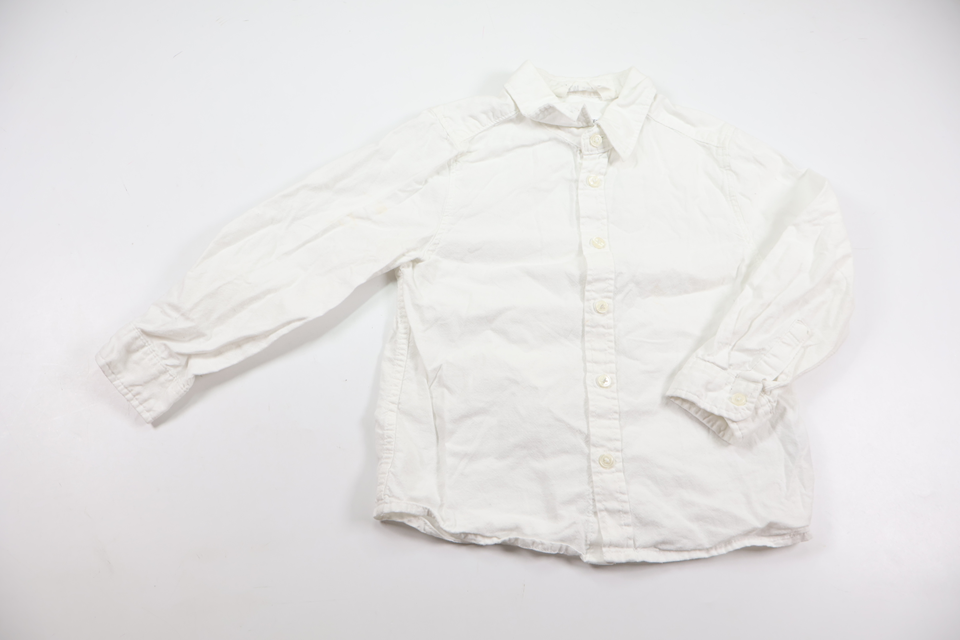 Skjorte fra H&M - Størrelse 104 - Hvid