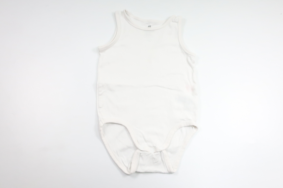 Tanktop fra H&M - Størrelse 92/98 - Hvid