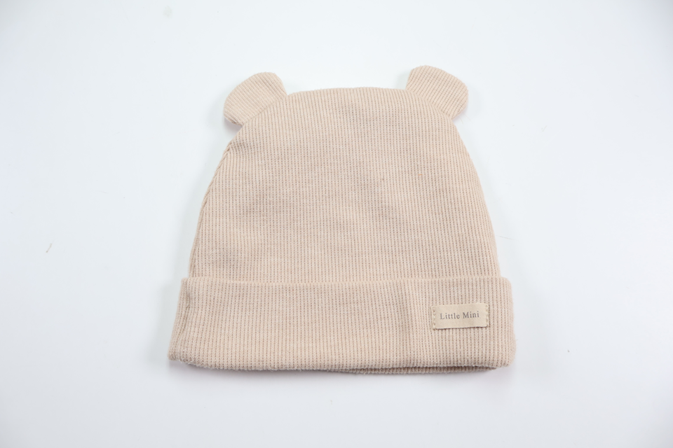 Ribstrikket hue fra Zara - Størrelse 45 - Rosa