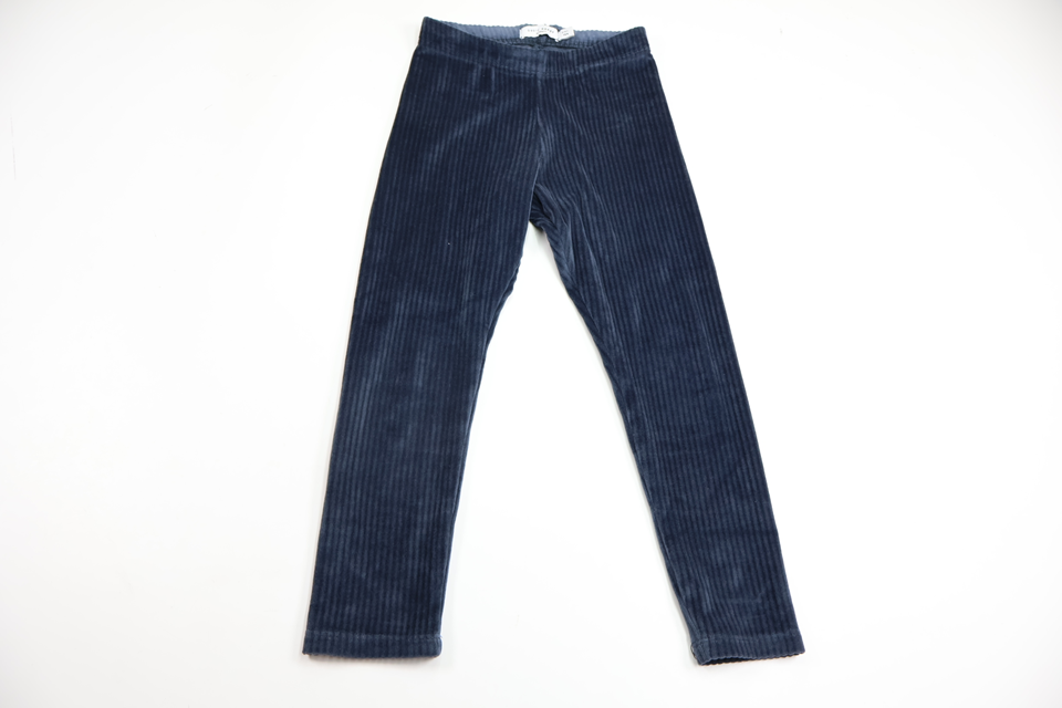 Byxor i velour från Name It - Storlek 104 - Marinblå