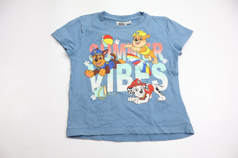 T-shirt med Paw Patrol från Nickelodeon - Storlek 86/92 - Blå
