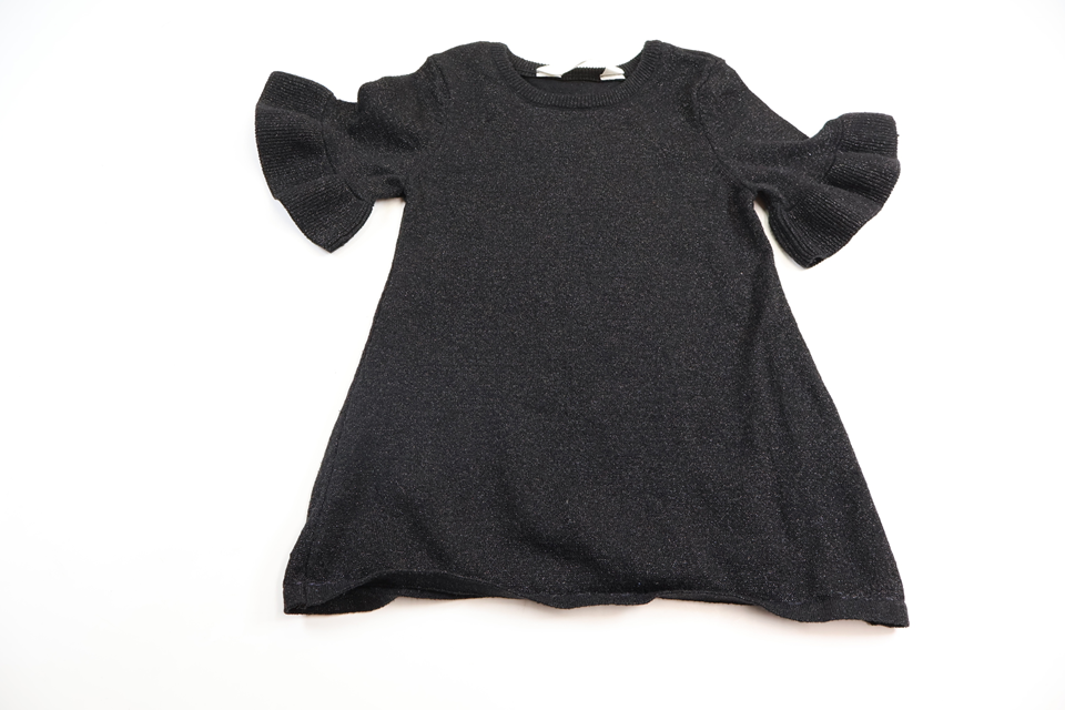 Glittrig klänning från H&M - Storlek 92 - Svart