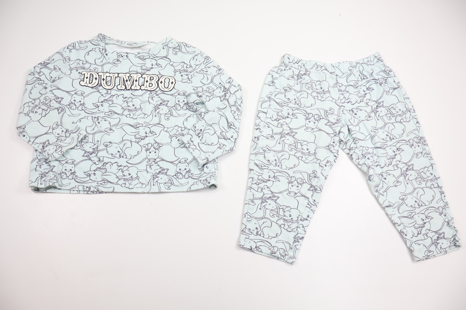 Todelt pyjamas med Dumbo fra Tezenis - Størrelse 92 - Blå