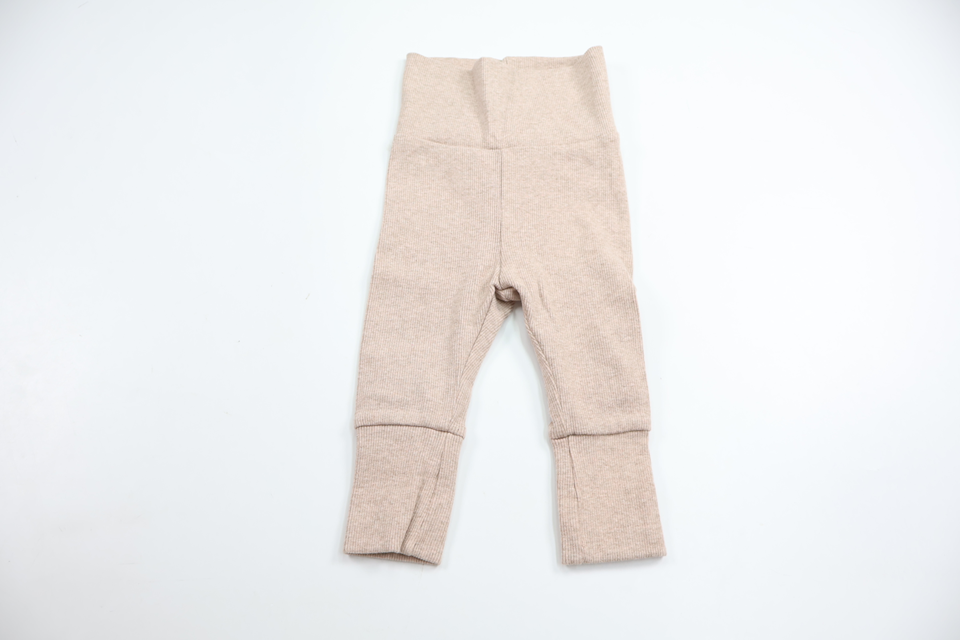 Ribbede bukser fra H&M - Størrelse 56 - Beige