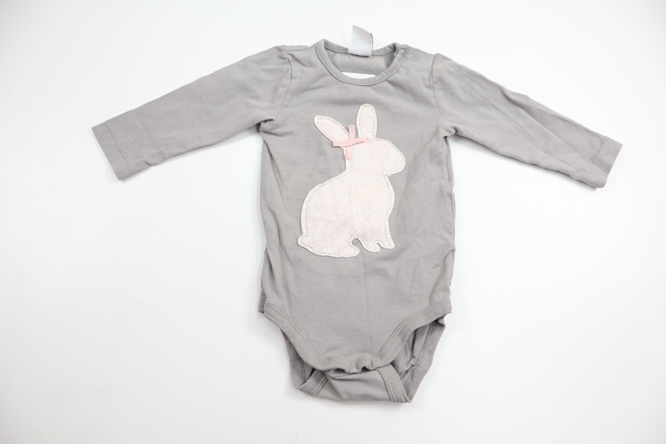Bodysuit fra Lindex - Størrelse 62 - Grå