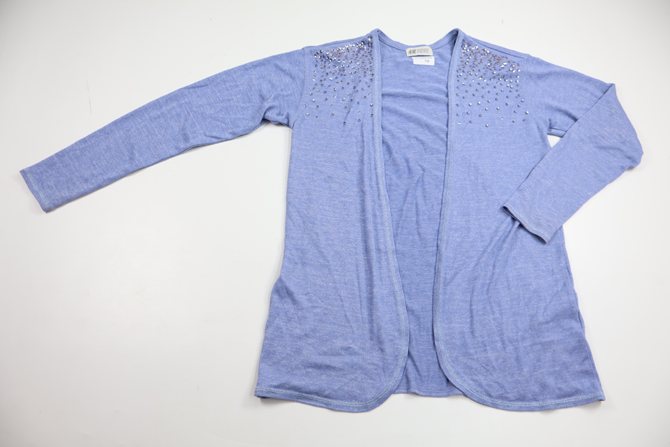 Cardigan fra H&M - Størrelse 146/152 - Blå