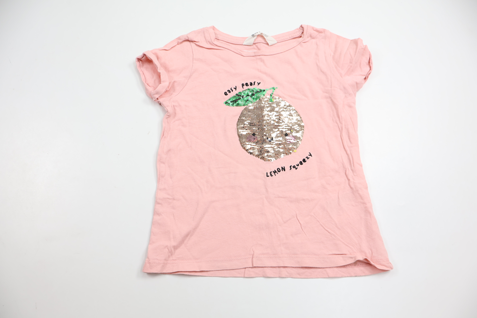 Tröja med vändbara paljetter från H&M - Storlek 110/116 - Rosa