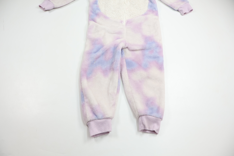 Jumpsuit Enhörning i fleece från Next - Storlek 104 - Lila