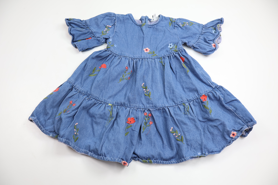 Klänning i denim från Fagottino - Storlek 98 - Denim