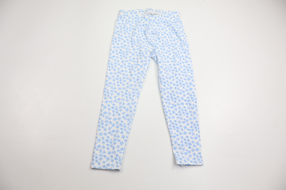 Blommig leggings från Amy & Lucy - Storlek 98/104 - Vit