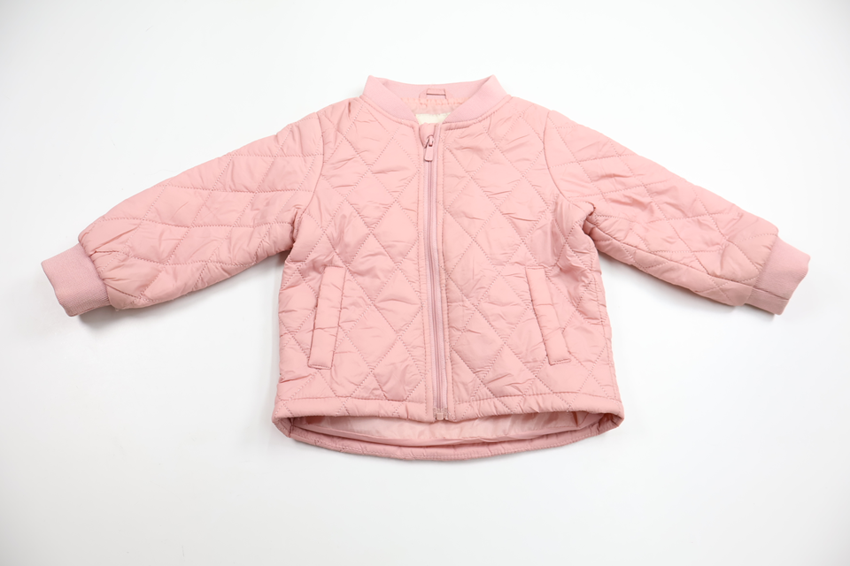 Quiltad jacka från Samsa Baby - Storlek 80 - Rosa