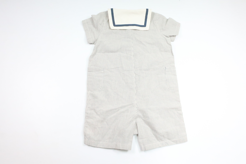 Sømandsjumpsuit fra Lindex - Størrelse 86 - Blå