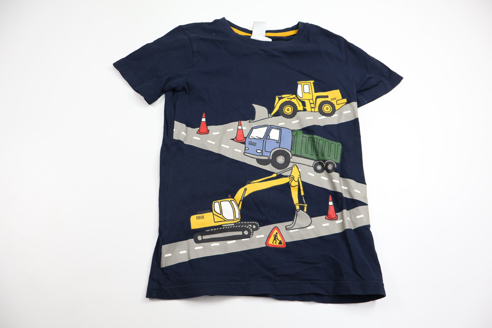 T-shirt från Lindex - Storlek 122 - Marinblå
