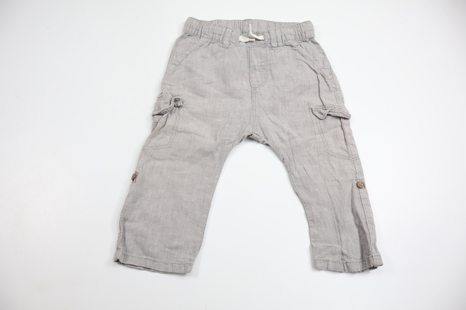 Byxor i linnemix från H&M - Storlek 86 - Grå