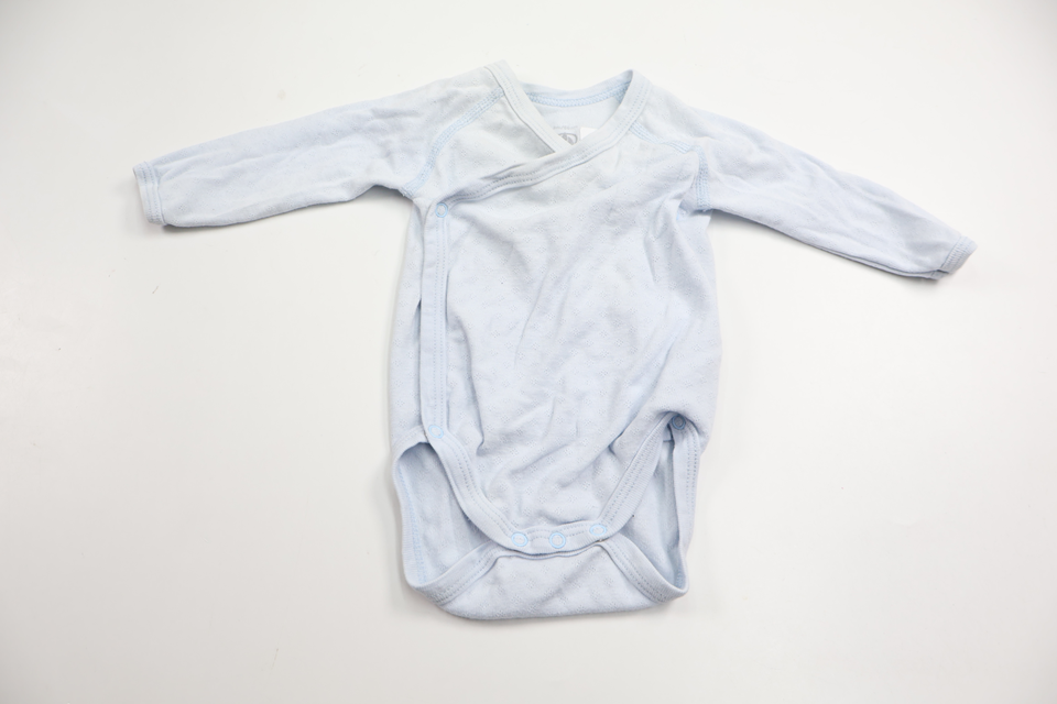 Omlottbody från Petit Bateau - Storlek 56 - Blå