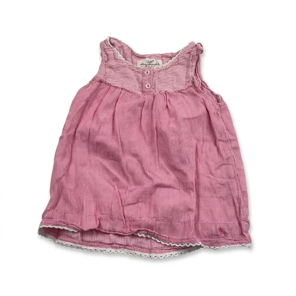Randigt linne från H&M - Storlek 98 - Rosa