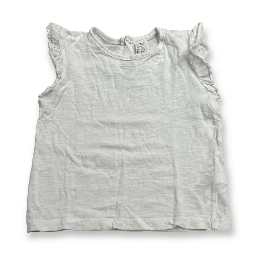 T-shirt från H&M - Storlek 86 - Vit