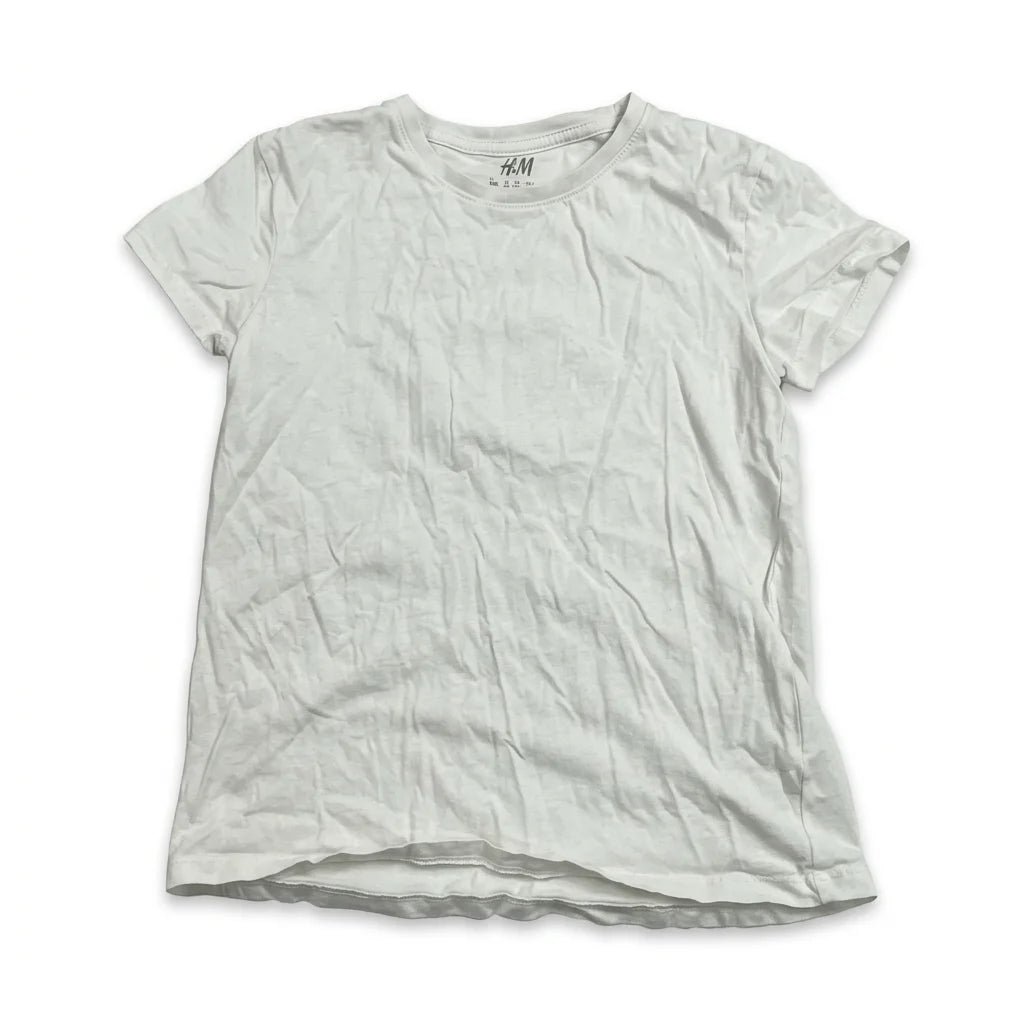 T-shirt från H&M - Storlek 122/128 - Vit