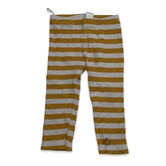 Randiga leggings från Cubus - Storlek 80 - Gul