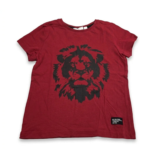Mønstret T-shirt fra Kappahl - Størrelse 98/104 - Rød