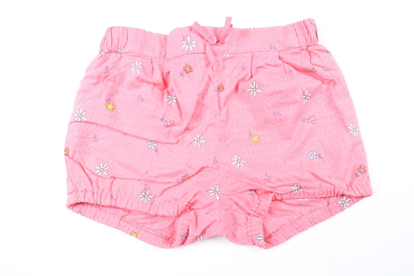 Lyserøde blomstershorts fra H&M i størrelse 80