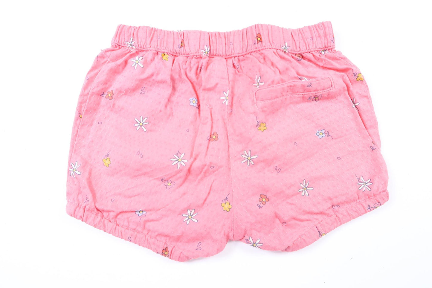 Lyserøde blomstershorts fra H&M i størrelse 80