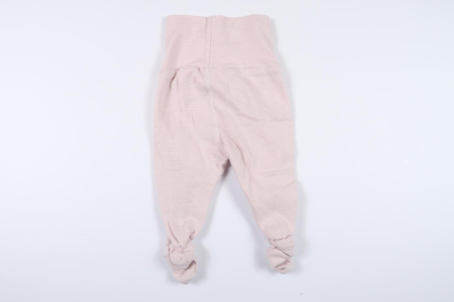 Lyserøde stribede bukser med fødder fra H&M i størrelse 50