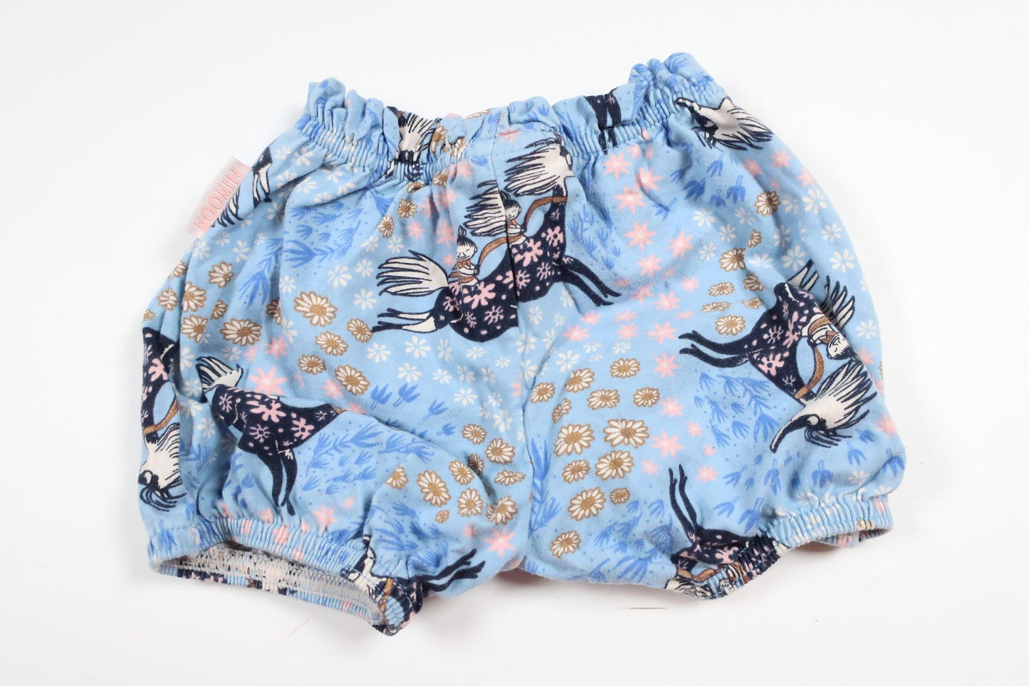 Blå shorts fra Mumi i størrelse 62