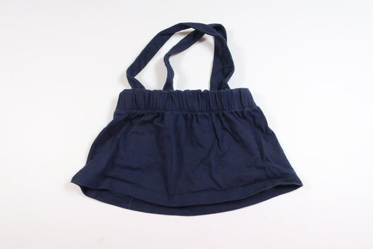 Marineblå strømpeholdernederdel fra H&M i størrelse 50