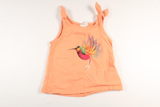 Orange tanktop fra Dieter Braun x H&M i størrelse 80