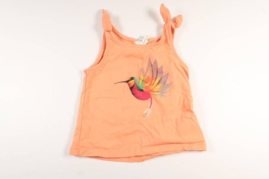 Orange tanktop fra Dieter Braun x H&M i størrelse 80
