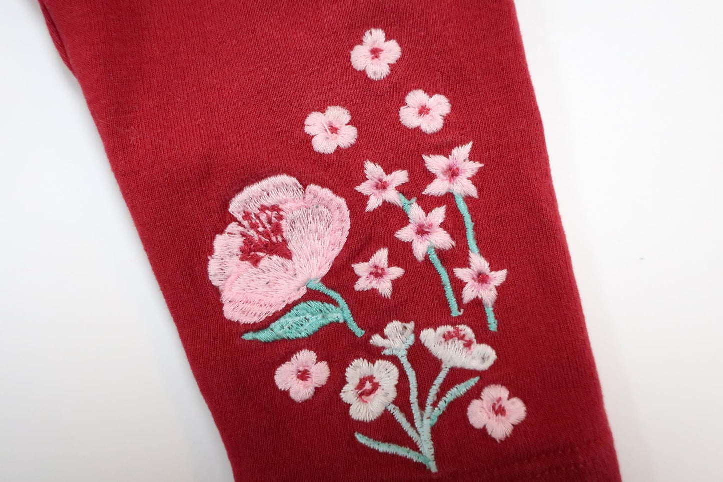 Bordeauxrøde bukser fra H&M i størrelse 74