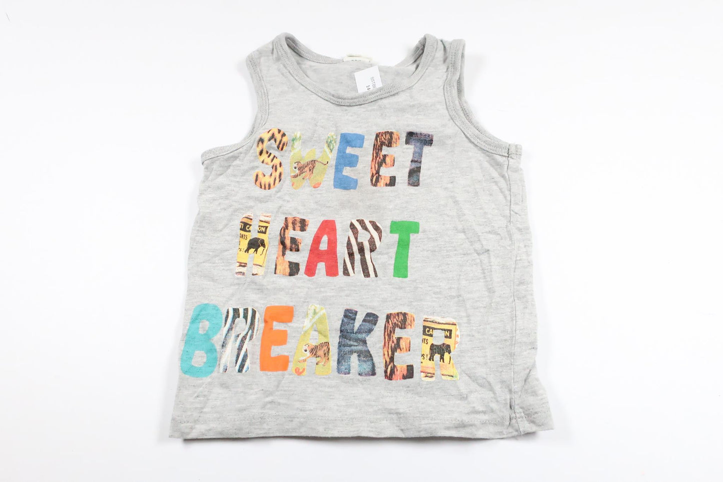 Tanktop fra H&M - Størrelse 74 - Grå