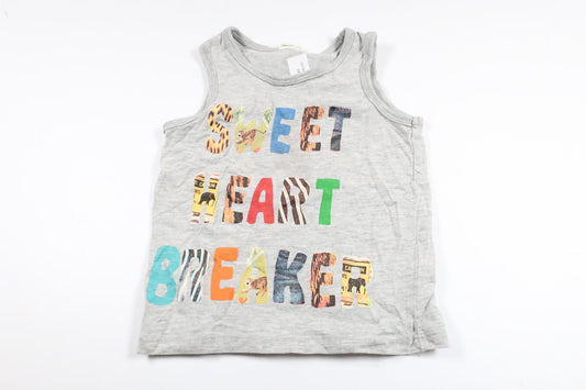 Tanktop fra H&M - Størrelse 74 - Grå