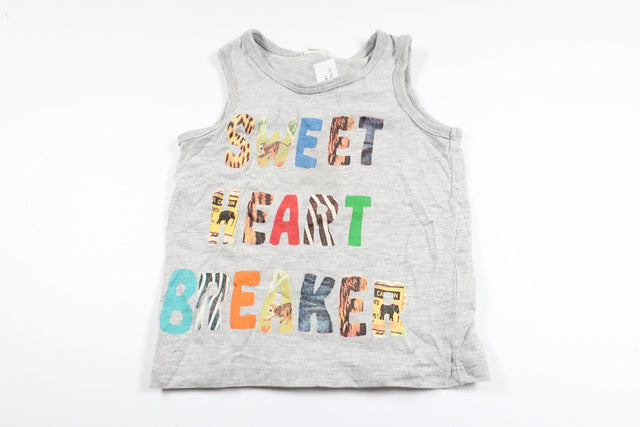 Tanktop fra H&M - Størrelse 74 - Grå