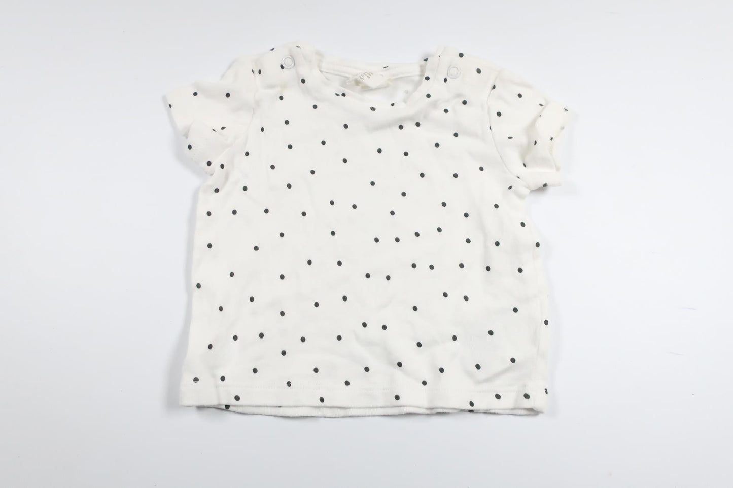 T-shirt fra H&M - Størrelse 62 - Hvid